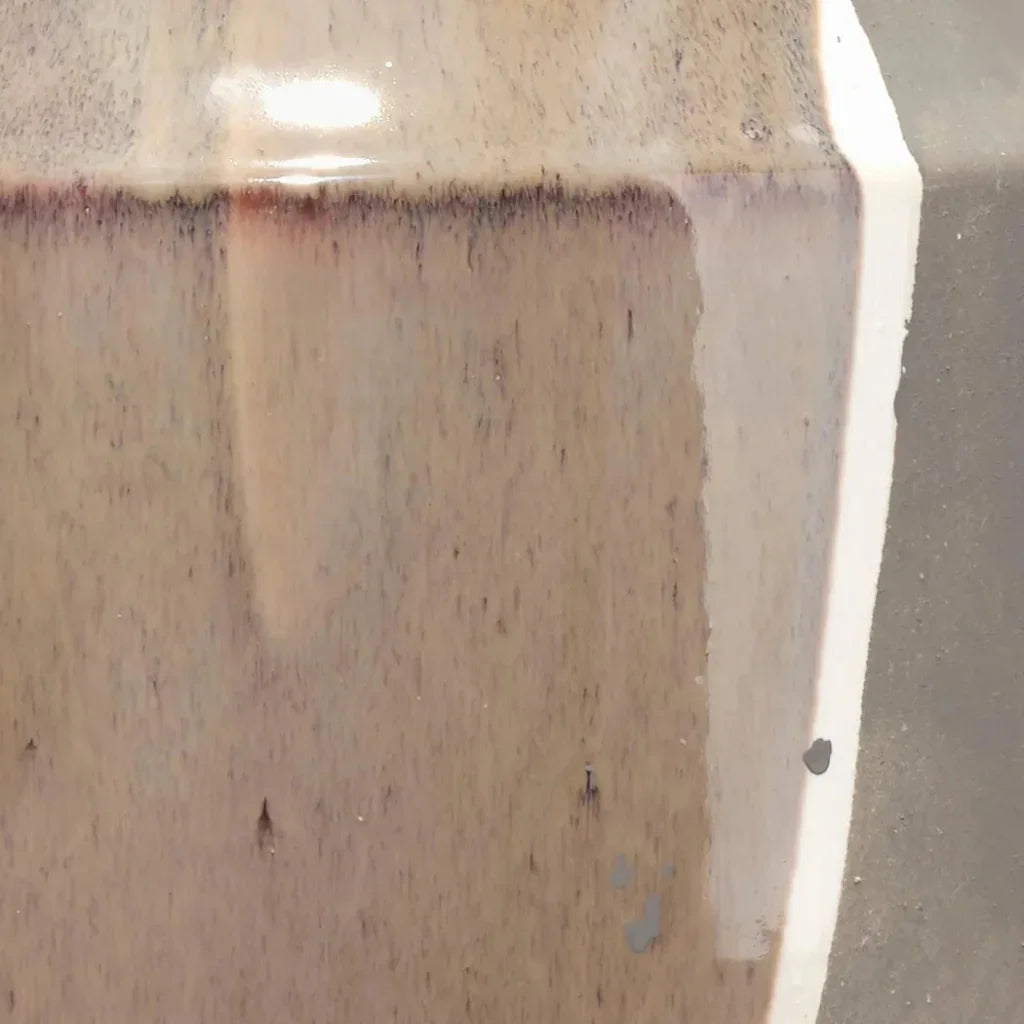 Grey Ceramic Landslide Table Lamp - LOOMLAN - Jamie Young - Table Lamps