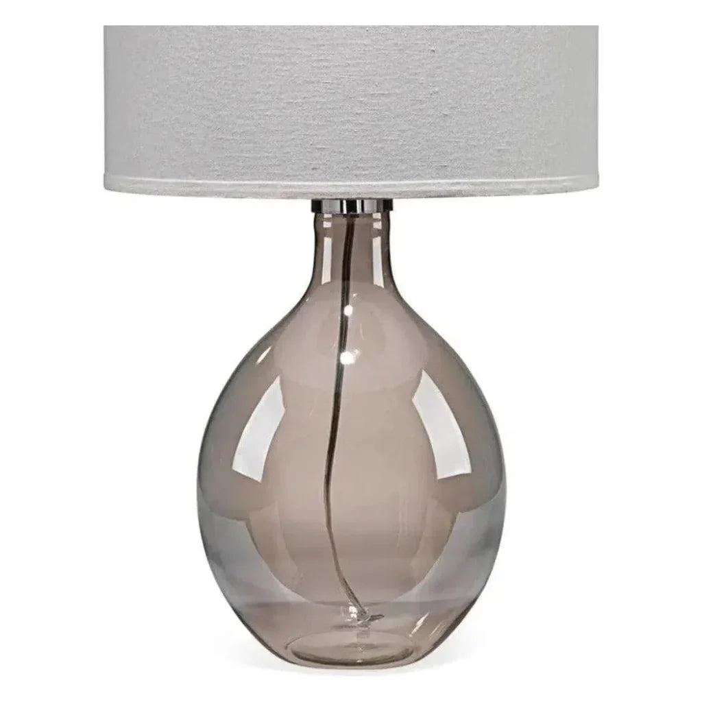 Grey Glass Juliette Table Lamp - LOOMLAN - Jamie Young - Table Lamps