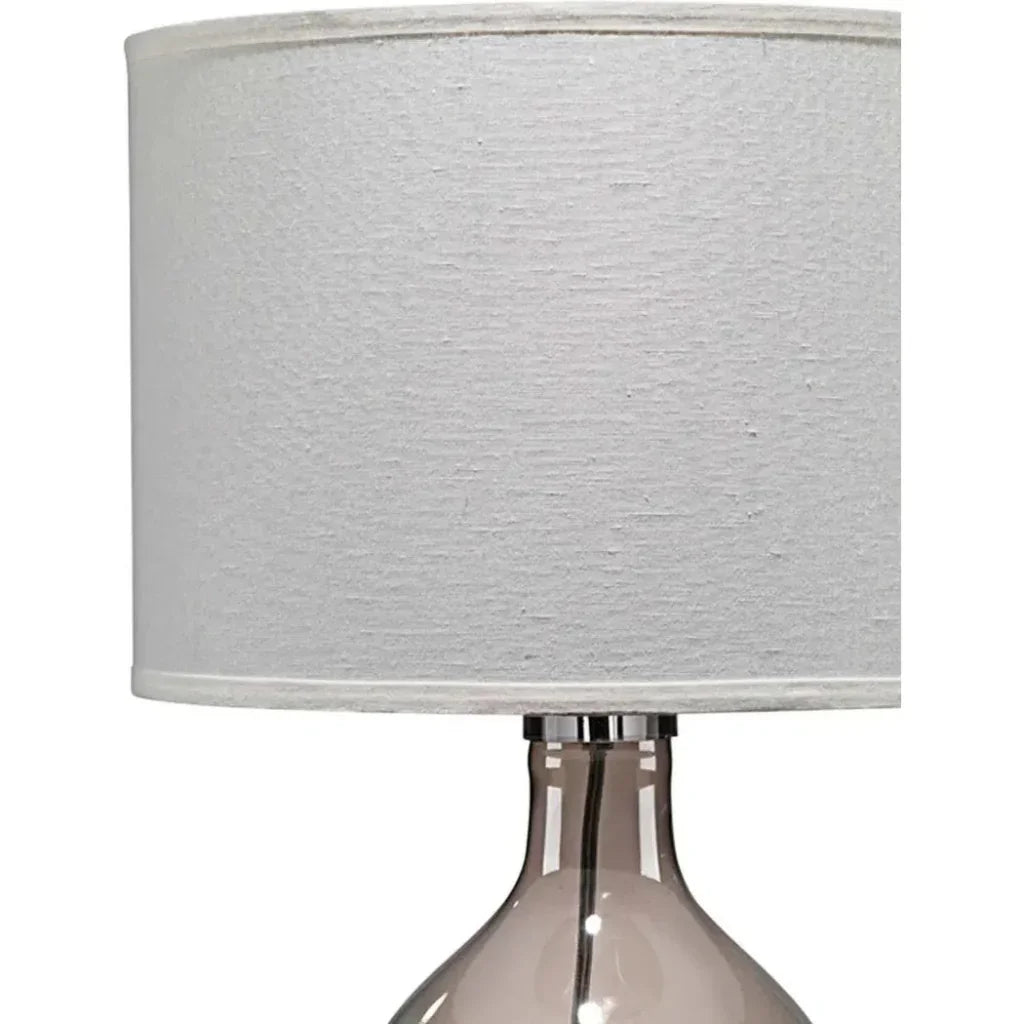 Grey Glass Juliette Table Lamp - LOOMLAN - Jamie Young - Table Lamps