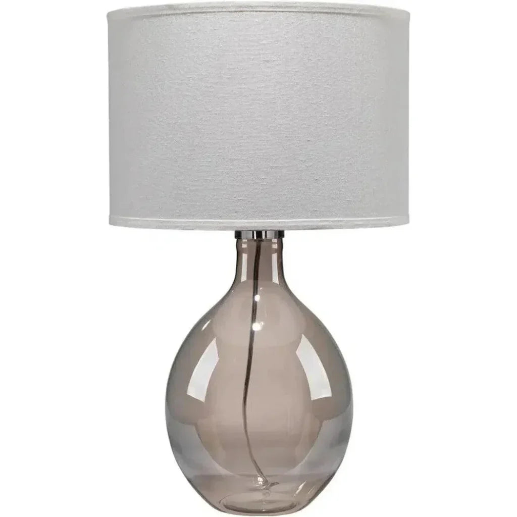 Grey Glass Juliette Table Lamp - LOOMLAN - Jamie Young - Table Lamps
