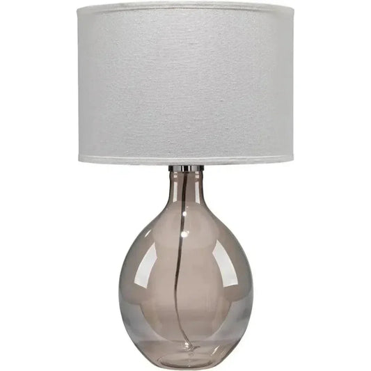 Grey Glass Juliette Table Lamp - LOOMLAN - Jamie Young - Table Lamps