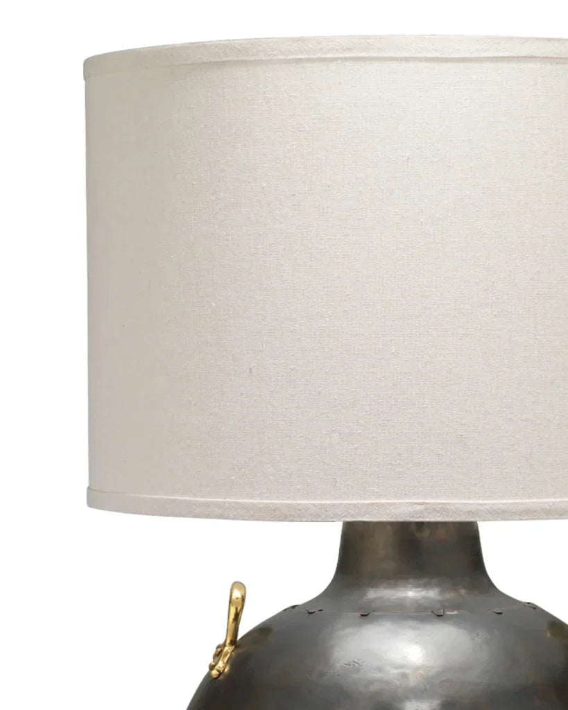 Grey Modern Two Handled Kettle Table Lamp - LOOMLAN - Jamie Young - Table Lamps