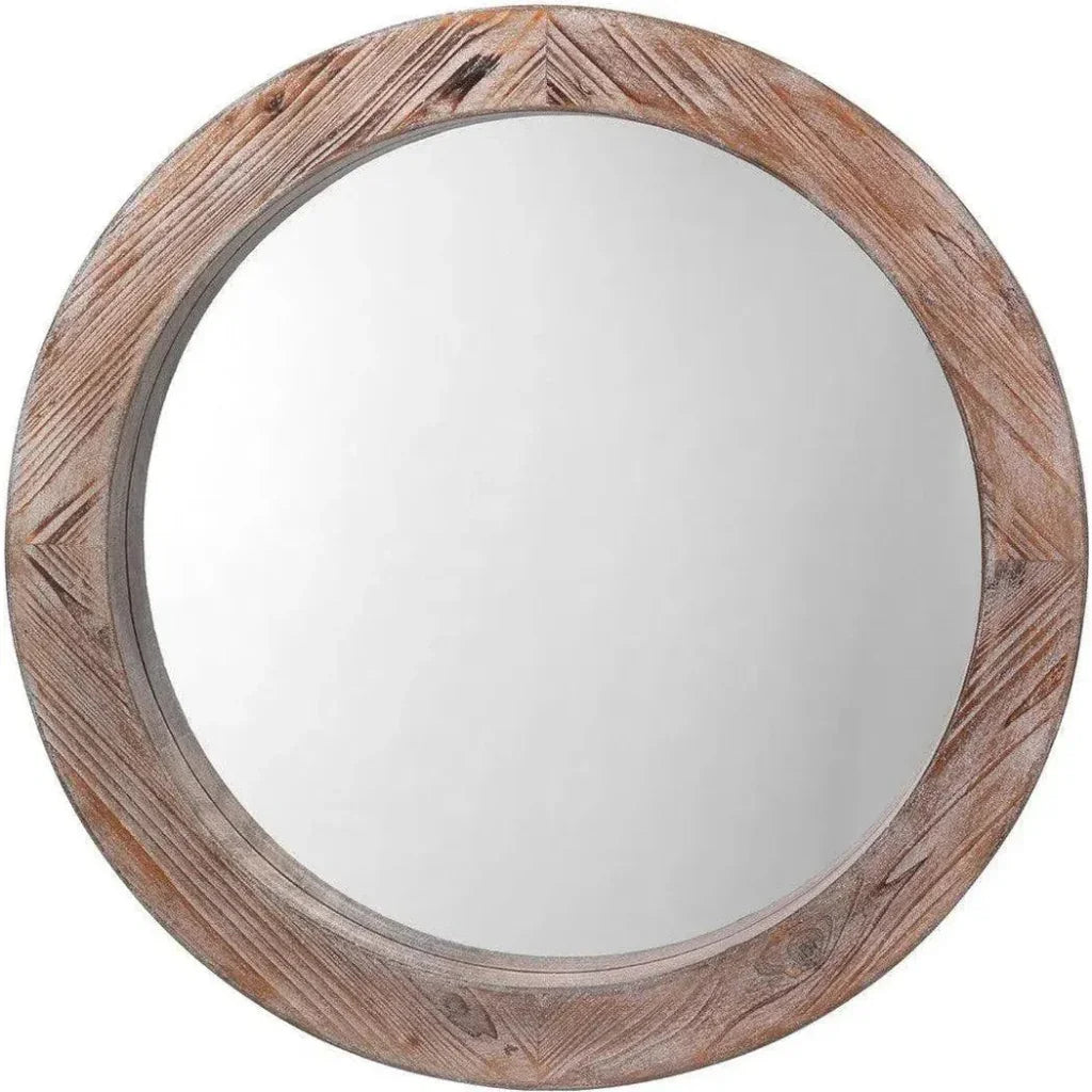 Grey Veneer Reclaimed Wall Mirror - LOOMLAN - Jamie Young - Wall Mirrors