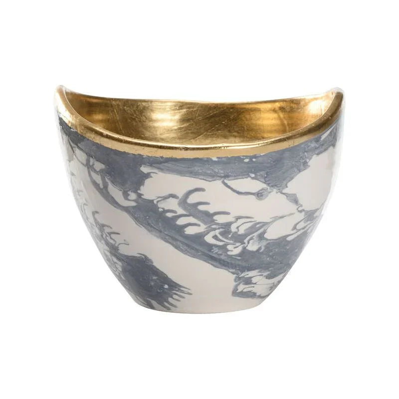 Chelsea House Grigio Marble Made Grey Bowl