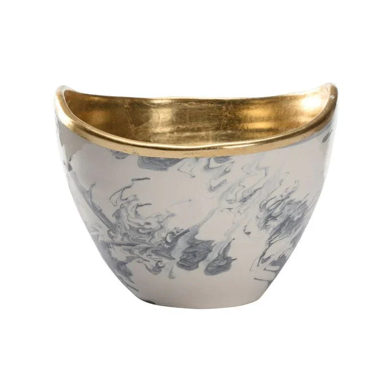 Chelsea House Grigio Marble Made Grey Bowl