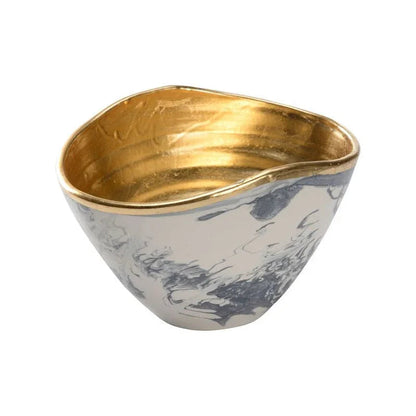 Chelsea House Grigio Marble Made Grey Bowl