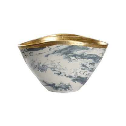 Grigio Marble Made Large Bowl -- view 7