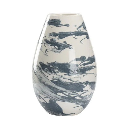 Grigio Marble Made Vase - LOOMLAN - Chelsea House - Vases & Jars