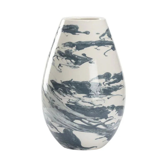 Grigio Marble Made Vase - LOOMLAN - Chelsea House - Vases & Jars
