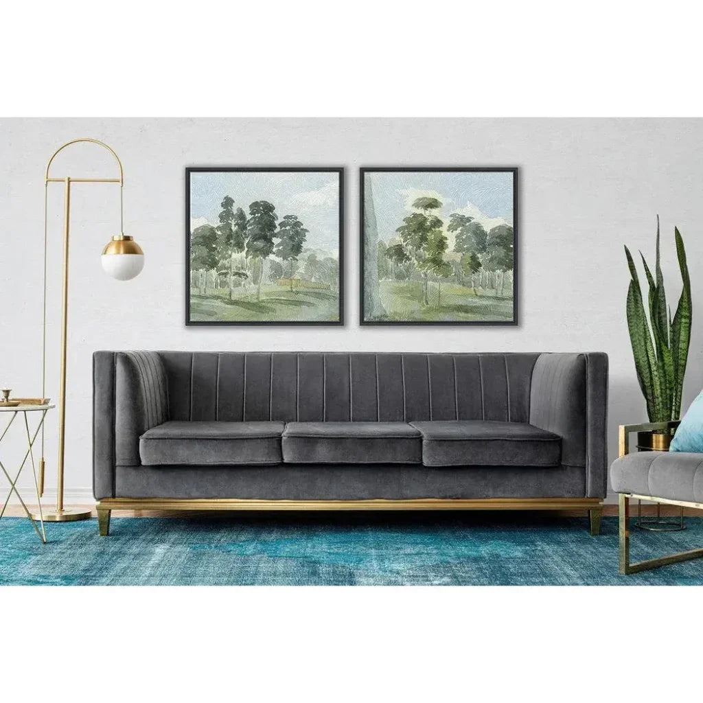 Grove II Artwork d Canvas With Floating - LOOMLAN - LOOMLAN - Canvas Art