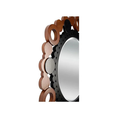 Gwen Unique Design Wall Mirror - LOOMLAN - Wildwood - Wall Mirrors