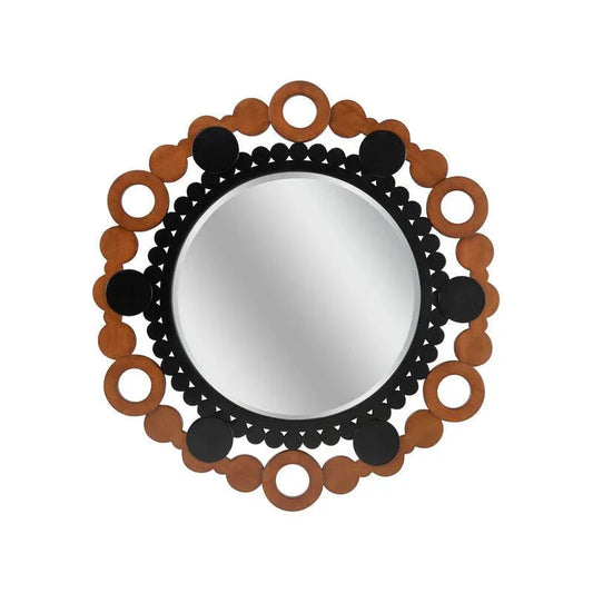 Gwen Unique Design Wall Mirror - LOOMLAN - Wildwood - Wall Mirrors