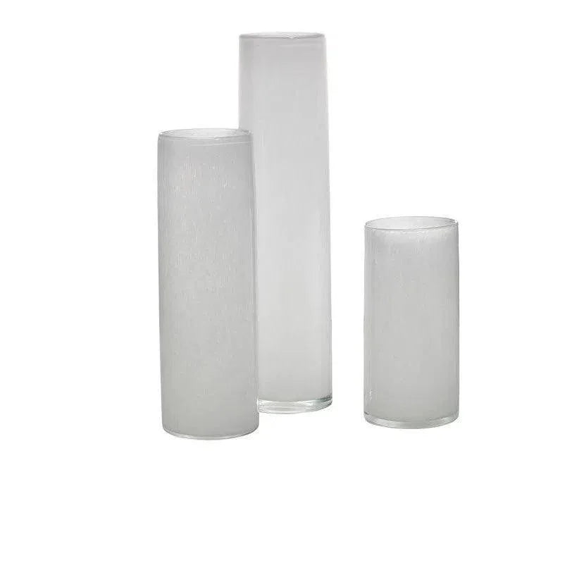 Gwendolyn Hand Blown Glass Cylinder Vases 3PC - LOOMLAN - Jamie Young - Vases & Jars