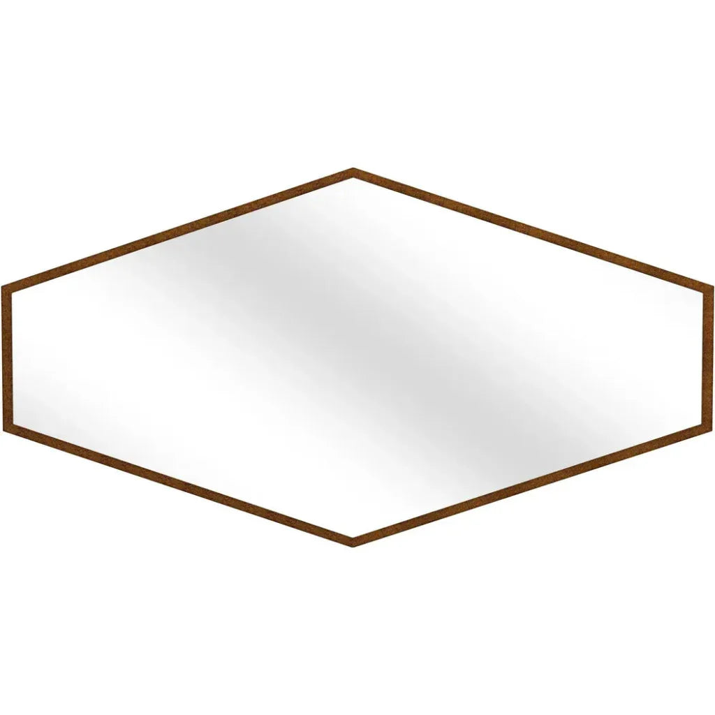 Haines Wood Gold Wall Mirror - LOOMLAN - Bassett Mirror - Wall Mirrors