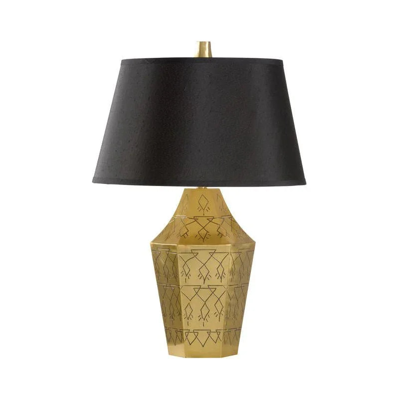 Hand Carved Writings On The Wall Lamp - LOOMLAN - Wildwood - Table Lamps