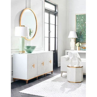 Hand Glazed Ceramic Made Heron Sculpture - LOOMLAN - Chelsea House - Statues & Sculptures