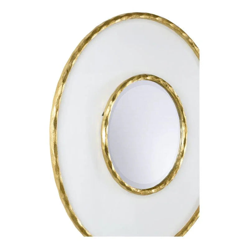 Hand Hammered and Acrylic Double Framed Wall Mirror - LOOMLAN - Chelsea House - Wall Mirrors