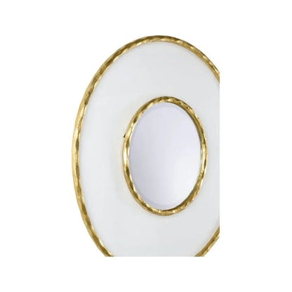 Hand Hammered and Acrylic Double Framed Wall Mirror - LOOMLAN - Chelsea House - Wall Mirrors