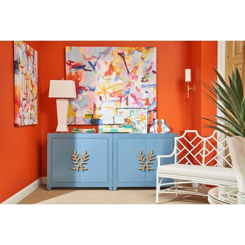 Hand Painted Multicolor Wooden Box - LOOMLAN - Chelsea House - Boxes & Bowls