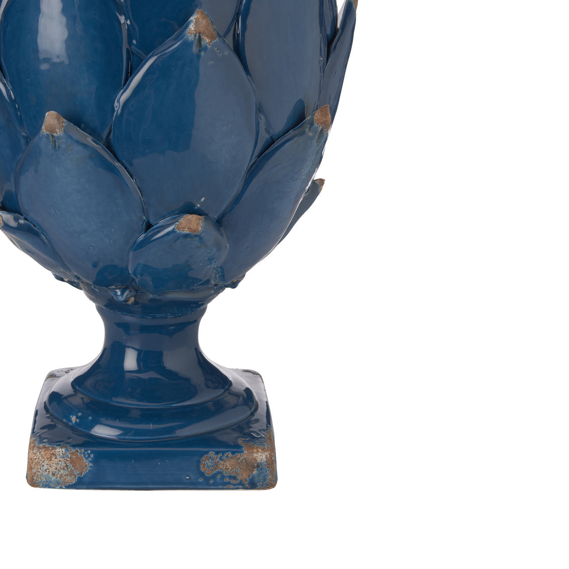 Handcrafted Glaze Ceramic Artichoke Sculpture