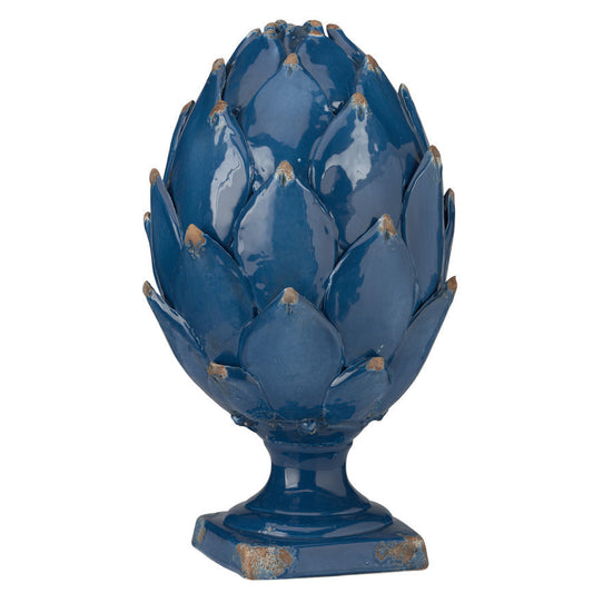 Handcrafted Glaze Ceramic Artichoke Sculpture