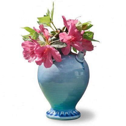 Handmade Ceramic Round Tulipiere