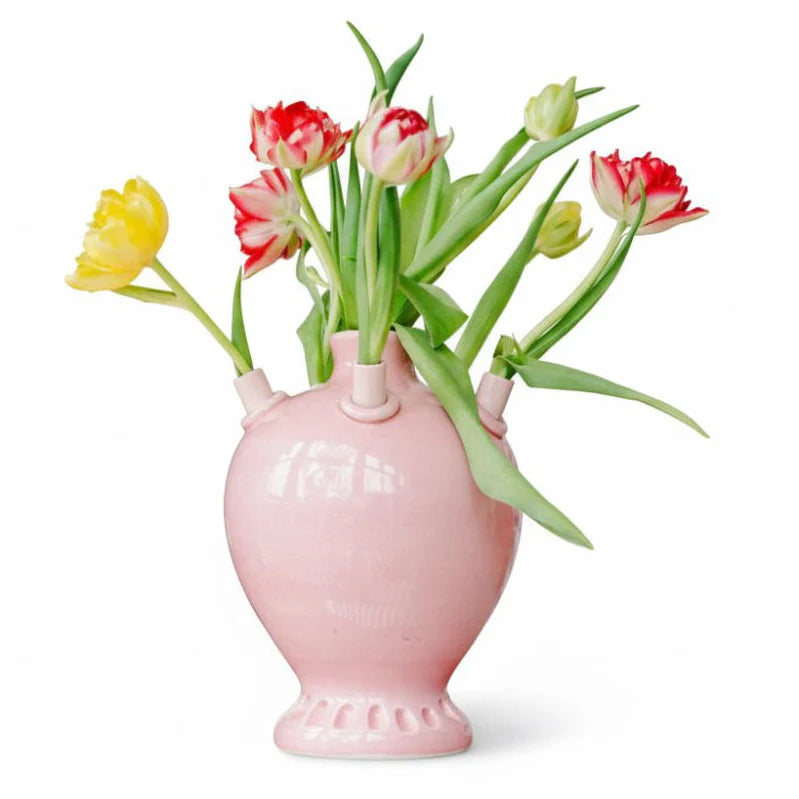 Handmade Ceramic Round Tulipiere