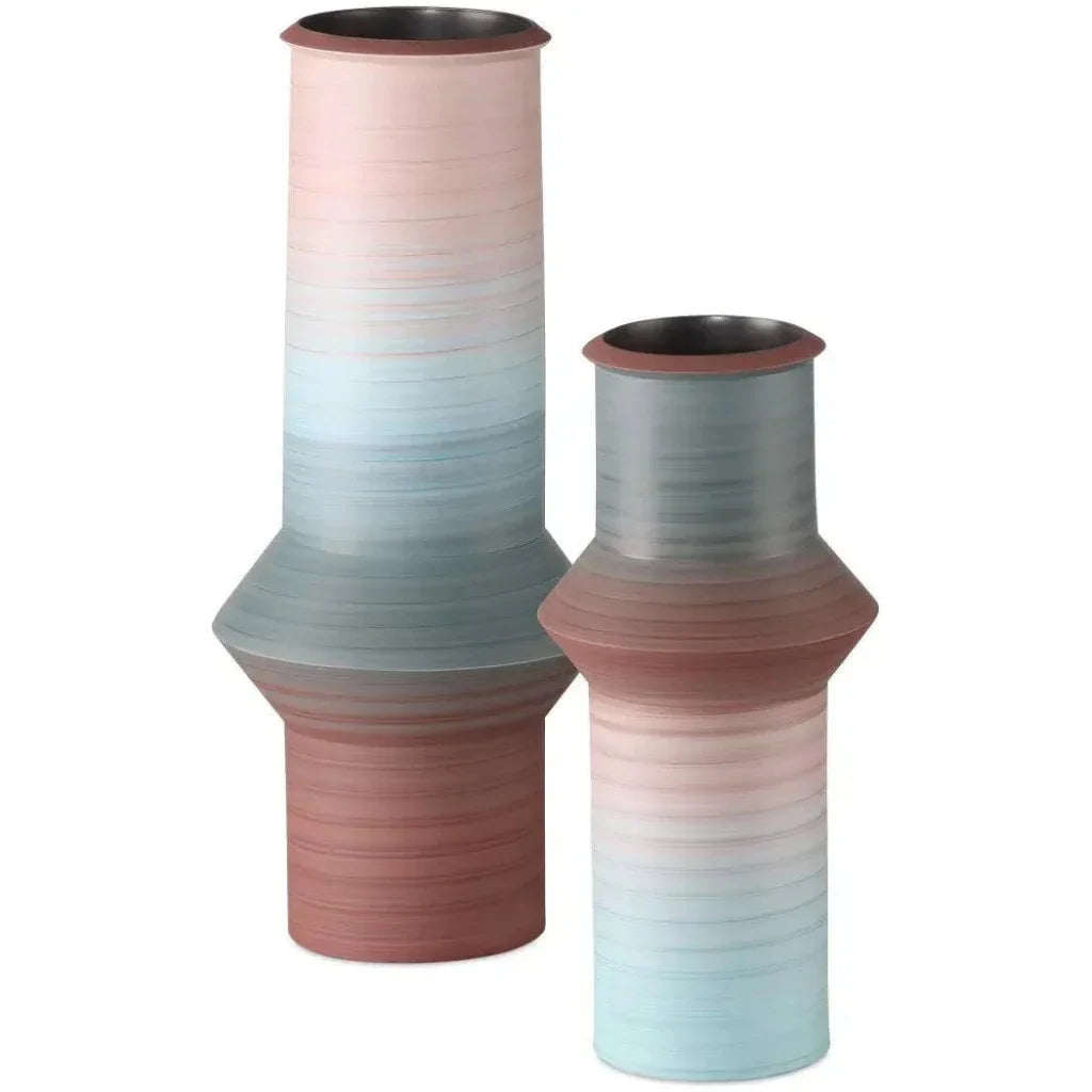Happy 80's Porcelain Vase (Set of 2) - LOOMLAN - Currey & Co - Vases & Jars