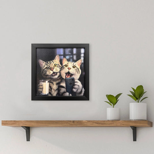 Happy Hour Blue Canvas Art