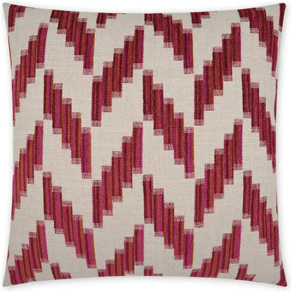 Harcourt Sangria Fuchsia Large Throw Pillow Insert - LOOMLAN - D.V. Kap - Throw Pillows