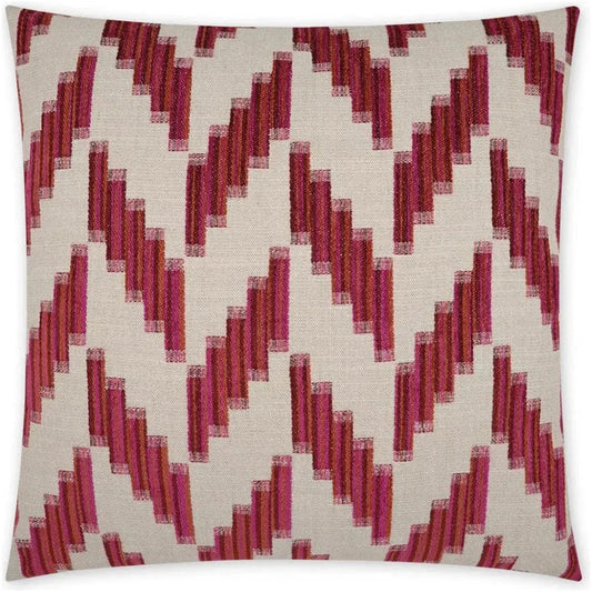 Harcourt Sangria Fuchsia Large Throw Pillow Insert - LOOMLAN - D.V. Kap - Throw Pillows