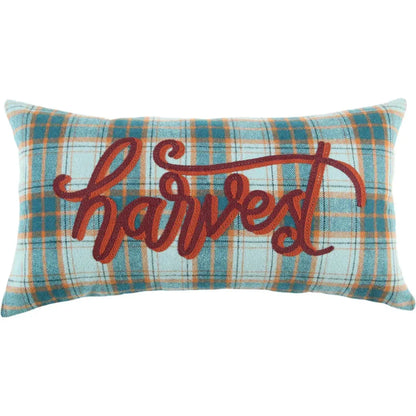Harvest Teal Lumbar Pillow With Insert - LOOMLAN - LOOMLAN - Throw Pillows