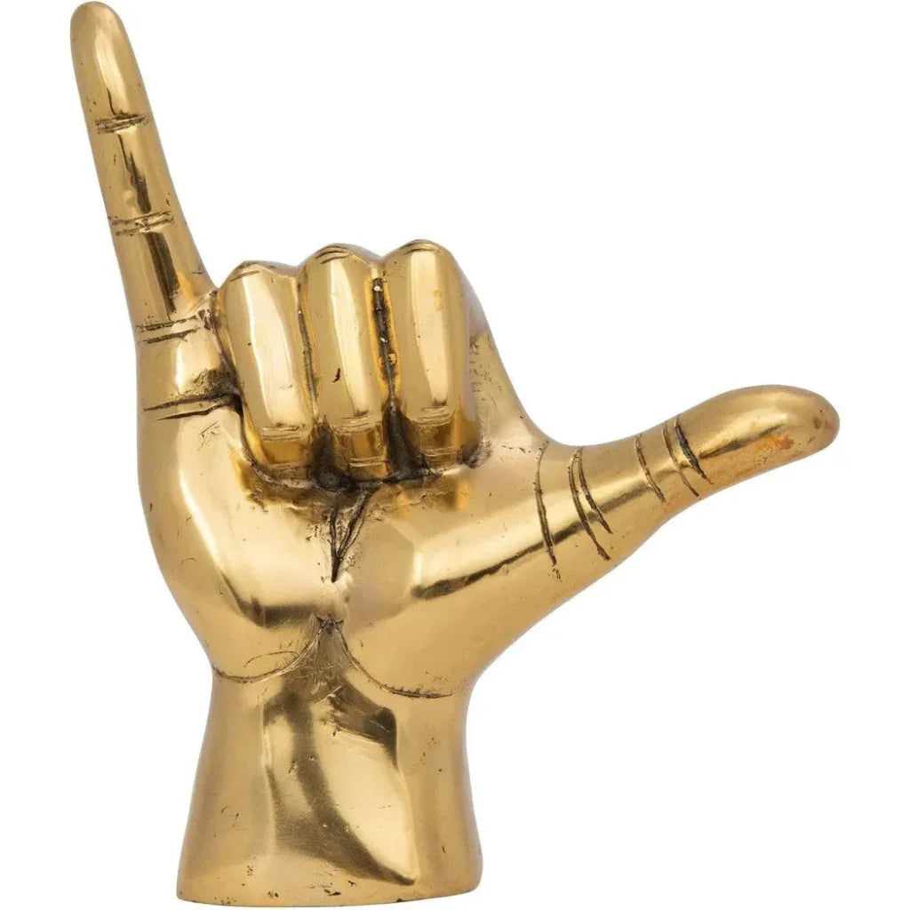 Hawaiian Metal Alloy Black Marble Base Sculpture - LOOMLAN - Noir - Statues & Sculptures