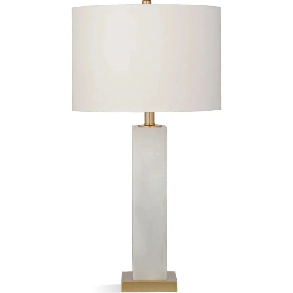 Hege Metal and Crystal White Table Lamp - LOOMLAN - Bassett Mirror - Table Lamps