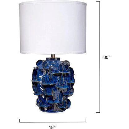 Helios Ceramic Beautiful Table Lamp - LOOMLAN - Jamie Young - Table Lamps