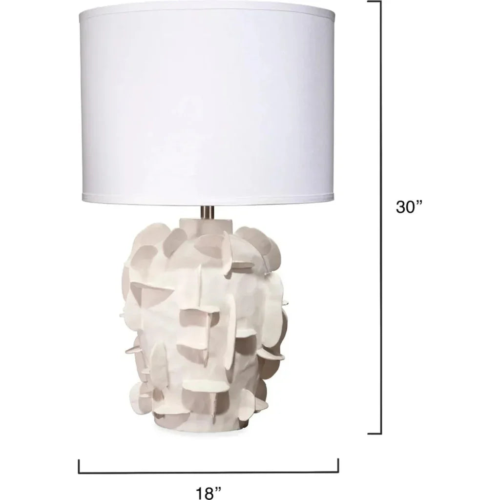 Helios Ceramic Beautiful Table Lamp - LOOMLAN - Jamie Young - Table Lamps