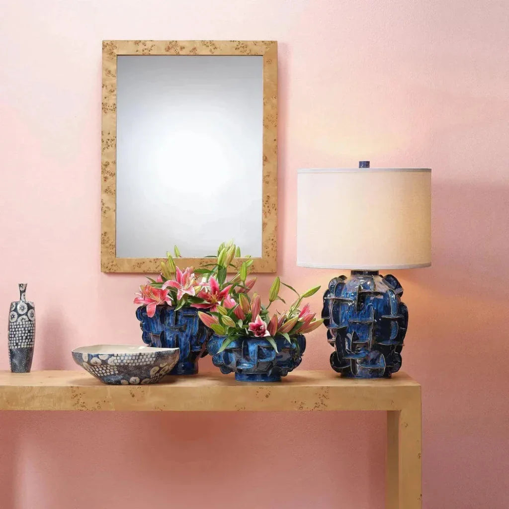 Helios Hand Formed Ceramic Bowl - LOOMLAN - Jamie Young - Boxes & Bowls