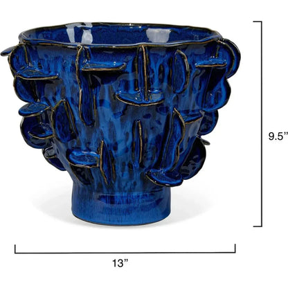 Helios Hand Formed Ceramic Vase - LOOMLAN - Jamie Young - Vases & Jars