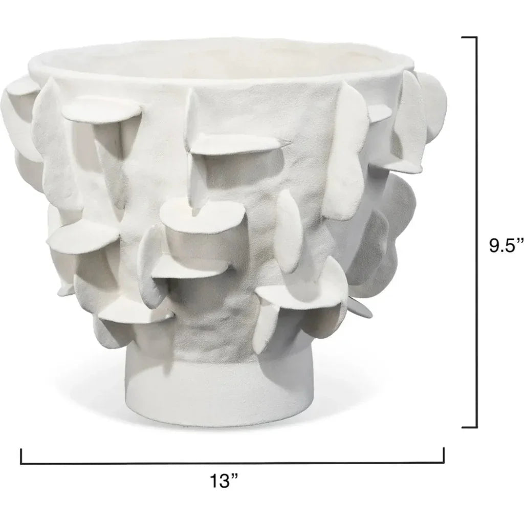 Helios Hand Formed Ceramic Vase - LOOMLAN - Jamie Young - Vases & Jars