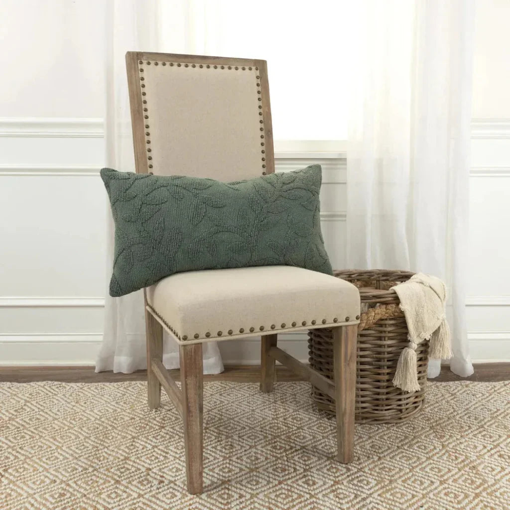 Hena Textured Decorative Lumbar Pillow For Couch - LOOMLAN - LOOMLAN - Throw Pillows