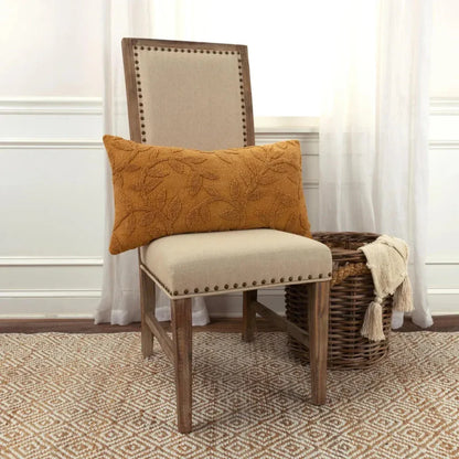 Hena Textured Decorative Lumbar Pillow For Couch - LOOMLAN - LOOMLAN - Throw Pillows