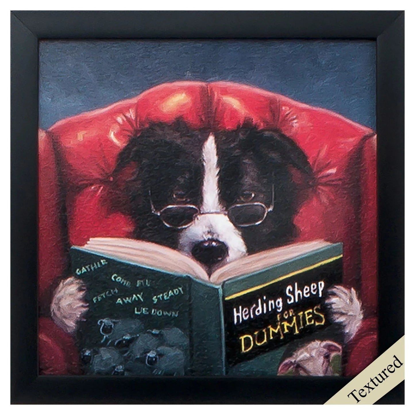 Herding Sheep Neutral Canvas Art