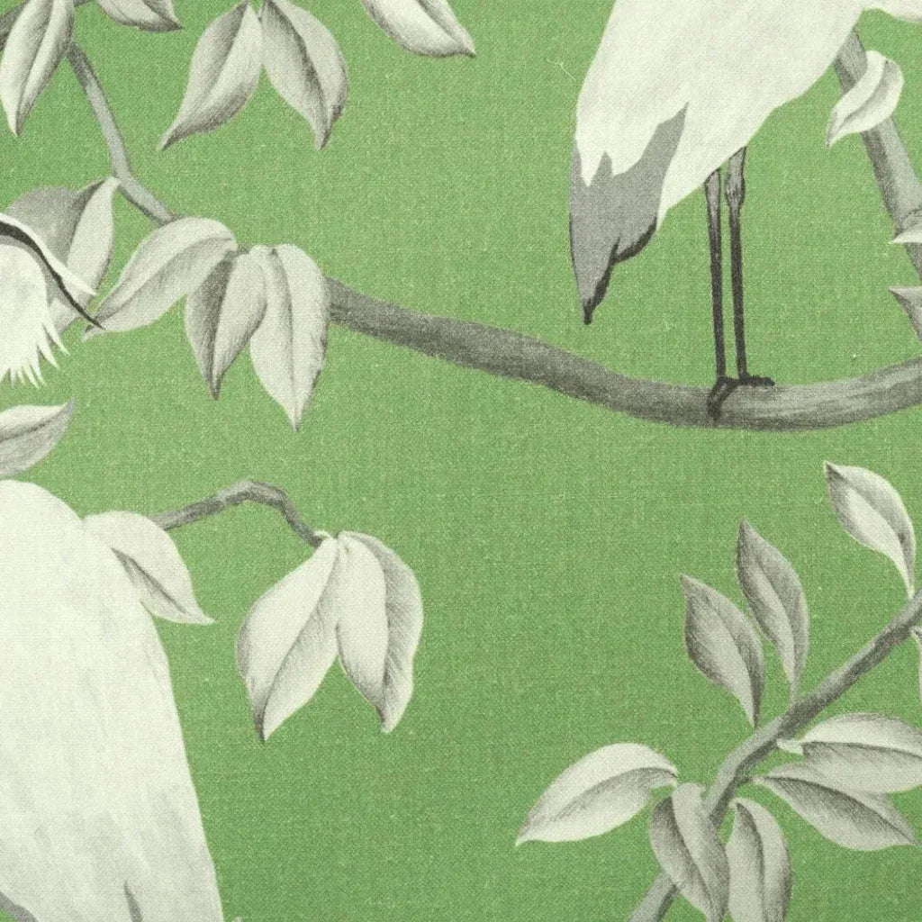 Heron Green Throw Pillow With Insert - LOOMLAN - D.V. Kap - Throw Pillows