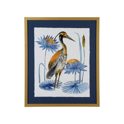 Heron Pond Giclee Printed Artwork-Framed Wall Art-Chelsea House-Right Facing-LOOMLAN