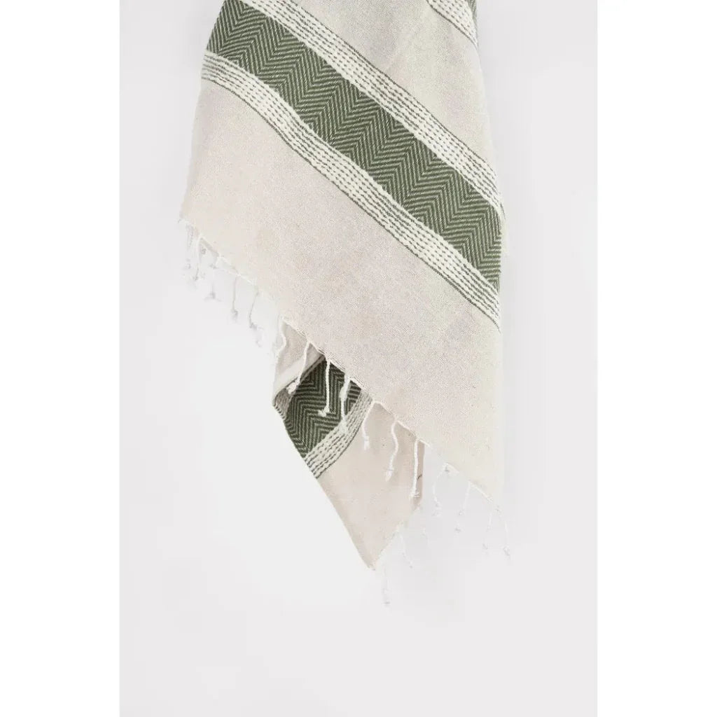 Hilda Soft Cotton Throw Blanket With Fringe - LOOMLAN - LOOMLAN - Throw Blankets