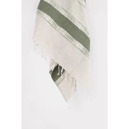 Hilda Soft Cotton Throw Blanket With Fringe - LOOMLAN - LOOMLAN - Throw Blankets