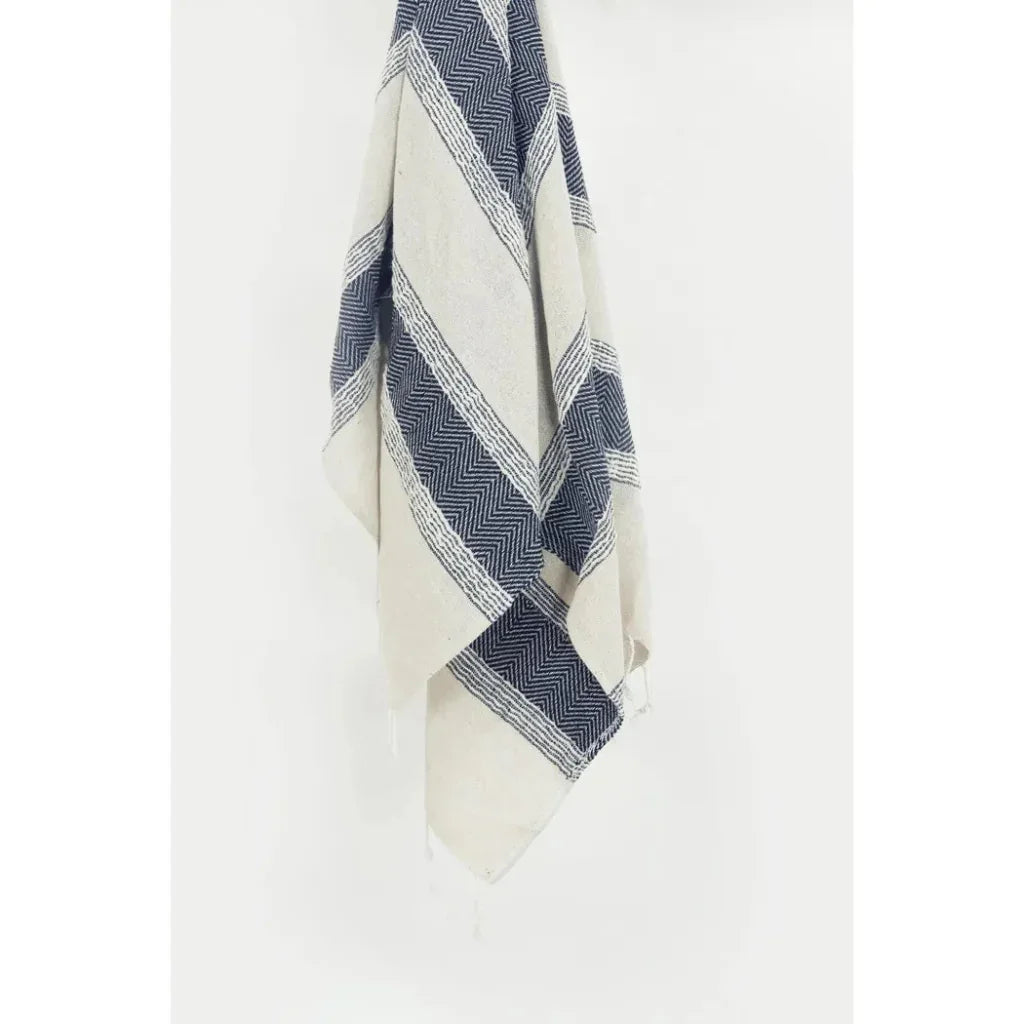 Hilda Soft Cotton Throw Blanket With Fringe - LOOMLAN - LOOMLAN - Throw Blankets
