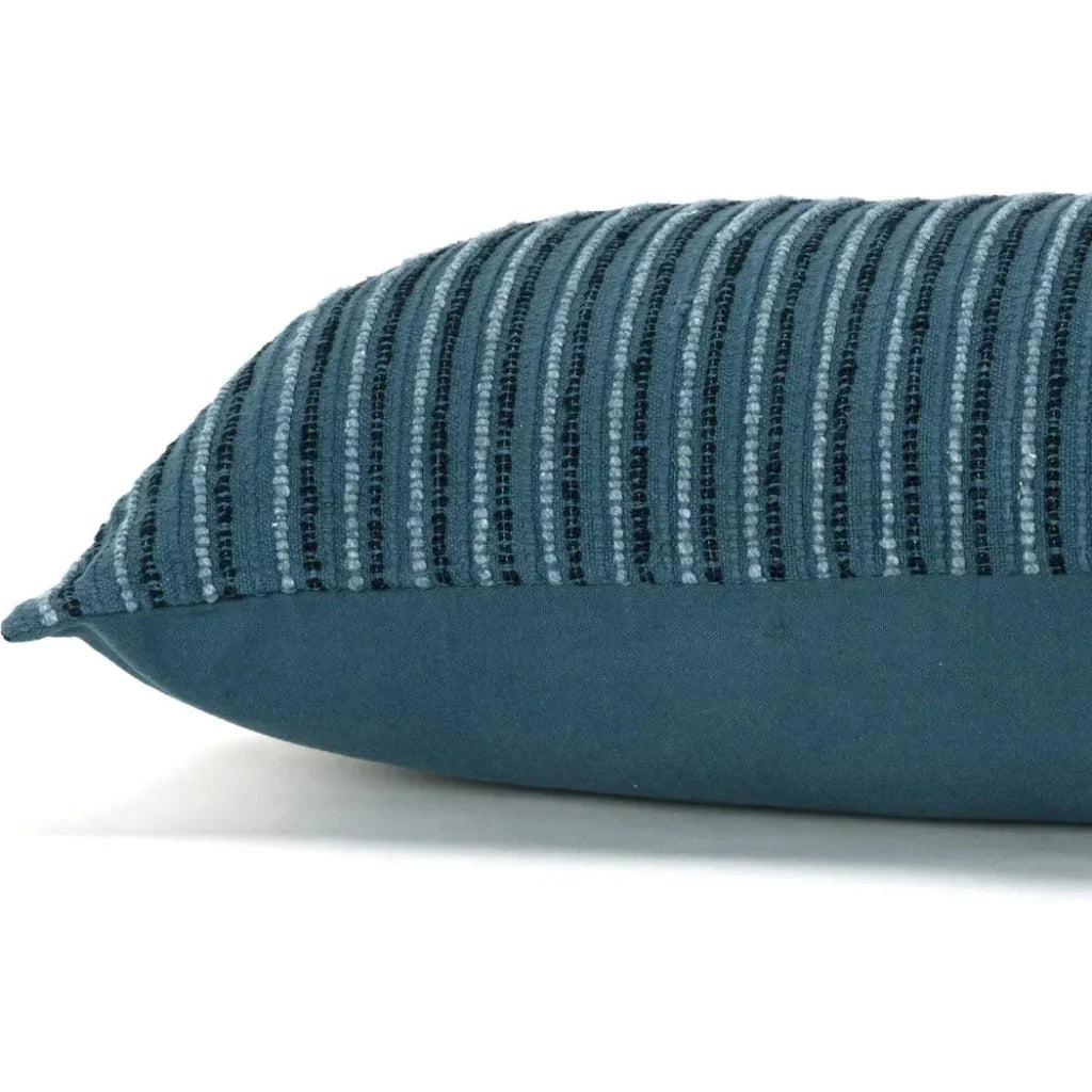 Hilda Textured Lumbar Rectangle Decorative Pillows - LOOMLAN - LOOMLAN - Throw Pillows