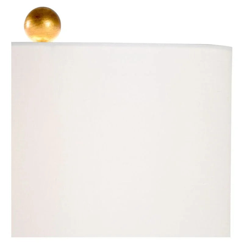 Hive Drum Shade Antique Gold Leaf Base Table Lamp - LOOMLAN - Chelsea House - Table Lamps