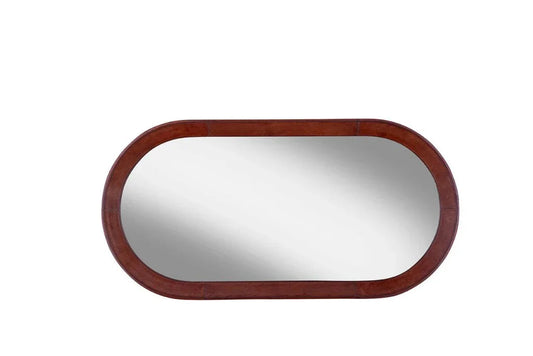 Homer Oval Floor Mirror-Floor Mirrors-Furniture Classics-LOOMLAN